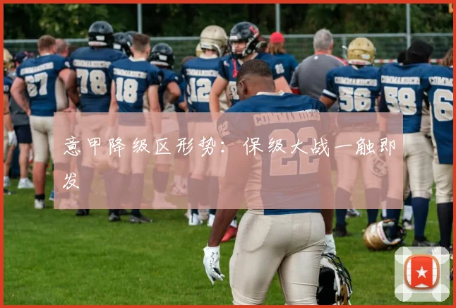 意甲降级区形势:保级大战一触即发